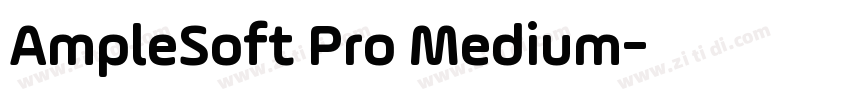 AmpleSoft Pro Medium字体转换